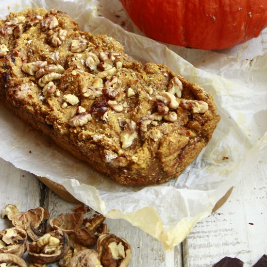 Pumpkin Loaf with Chocolate