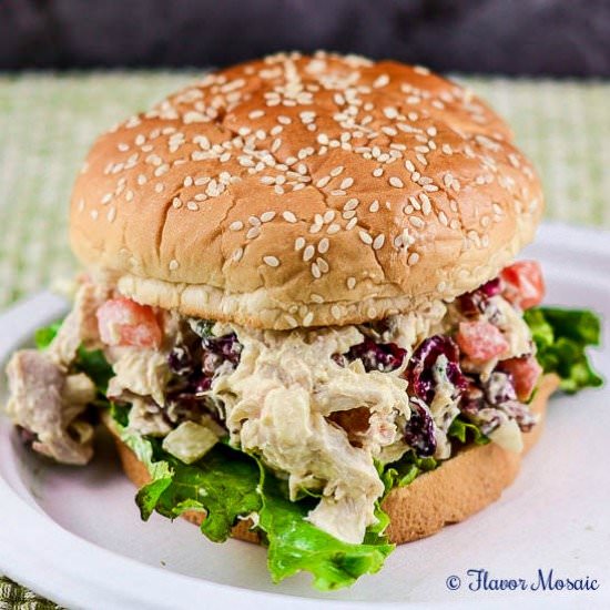 Cranberry Chicken Salad Sandwich