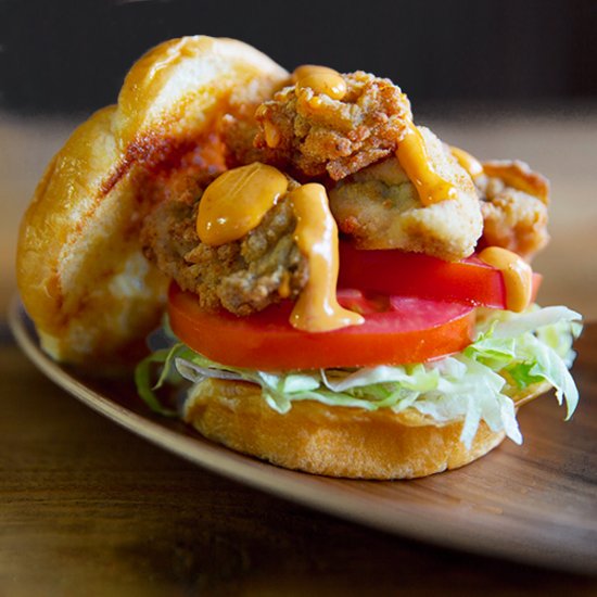 Oyster Po’ Boy Sandwich