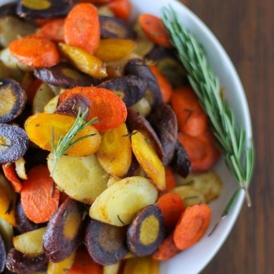 Rosemary Roasted Carrots