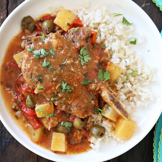 Crock Pot Sazon Pork Chops