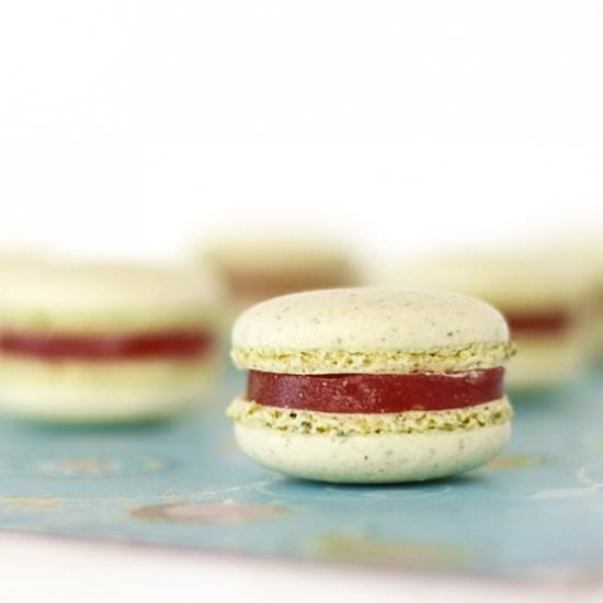 Turkish Delight Macarons