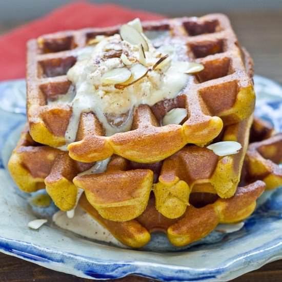 Pumpkin Blender Waffles