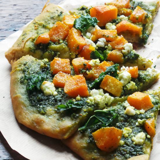 Green Goddess Pizza