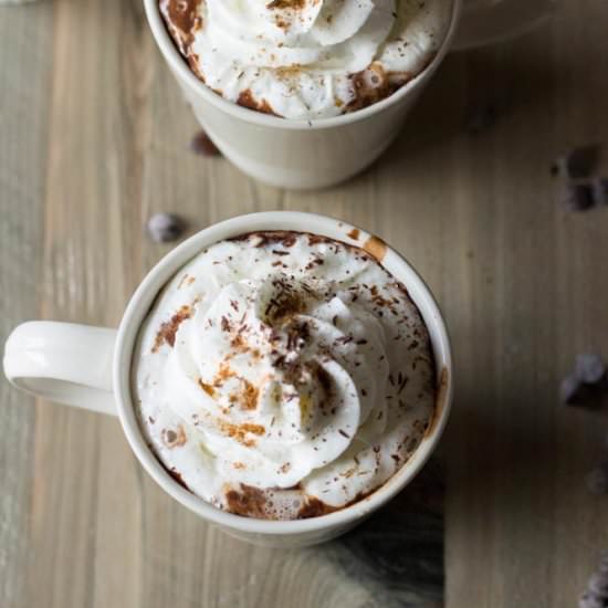 Pumpkin Spice Hot Chocolate