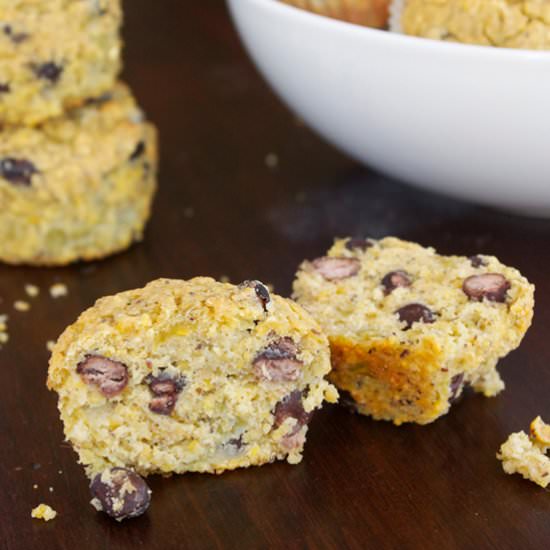 Savory Black Bean Cornbread Muffins