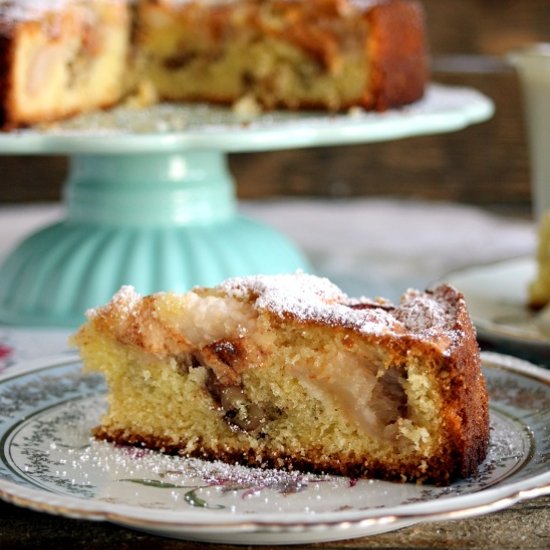 Apple Cake with Walnuts