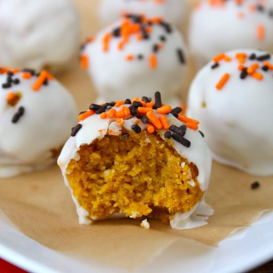 Pumpkin Cake Balls