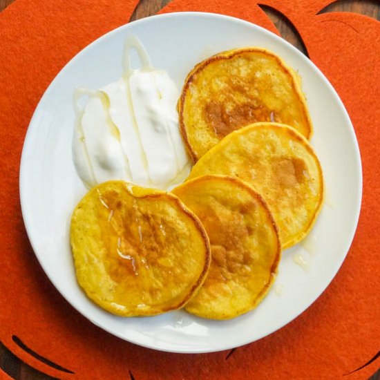 Russian Pumpkin Pancakes