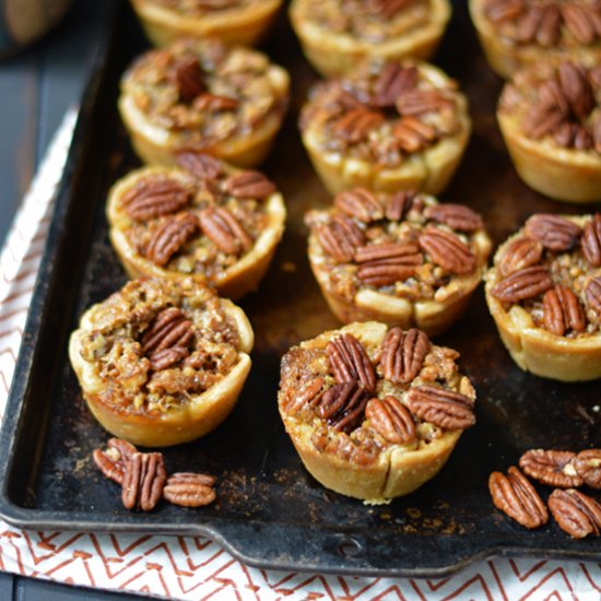 Mini Bourbon Pecan Pies