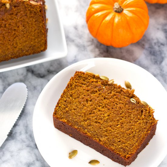 Healthier Pumpkin Bread