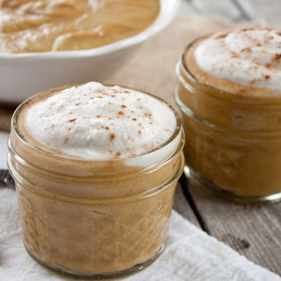 Pumpkin Coconut Milk Pudding