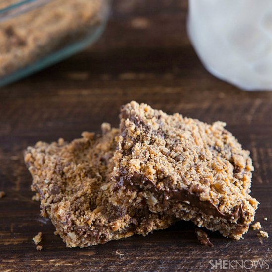 Chocolate Butterfinger Bars