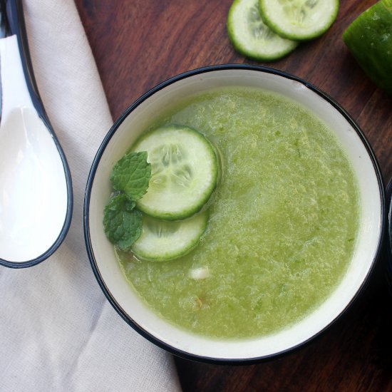 Honeydew Melon & Cucumber Gazpacho