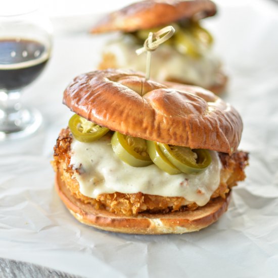 Oven-Fried Chicken Sandwiches