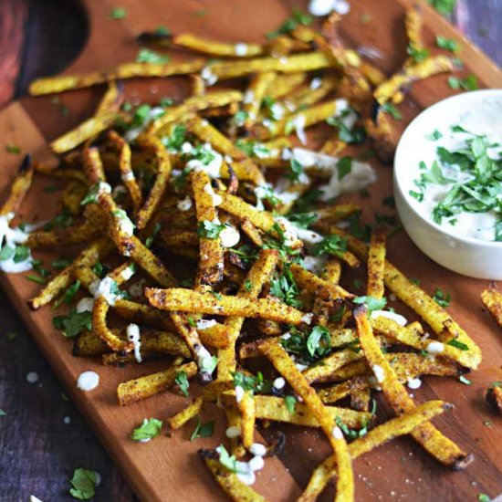 Spicy Baked Healthy Fries