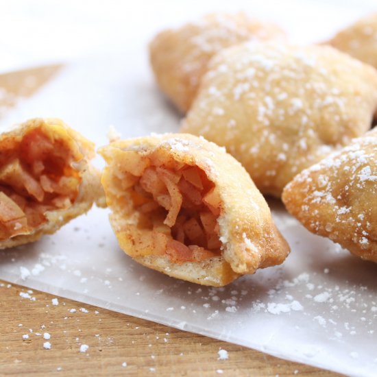 Mini Apple Cinnamon Stuffed Beignet