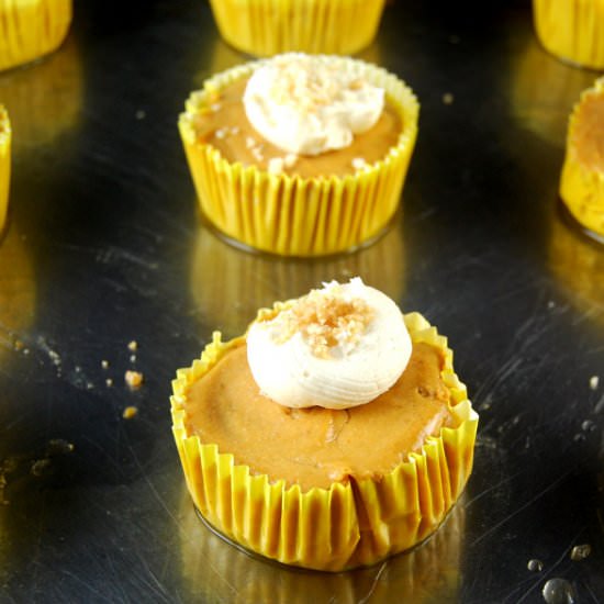 Pumpkin Cheesecake Cupcakes