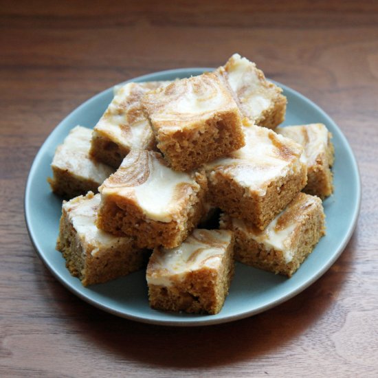 Pumpkin Cream Cheese Bar Cookies