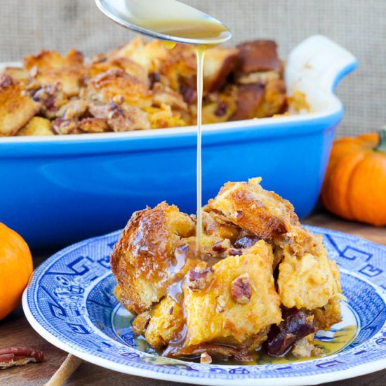 Pumpkin Spice Bread Pudding