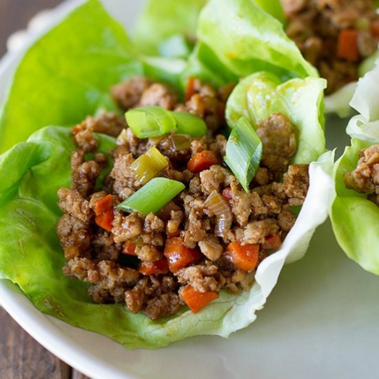 Asian Chicken Lettuce Wraps