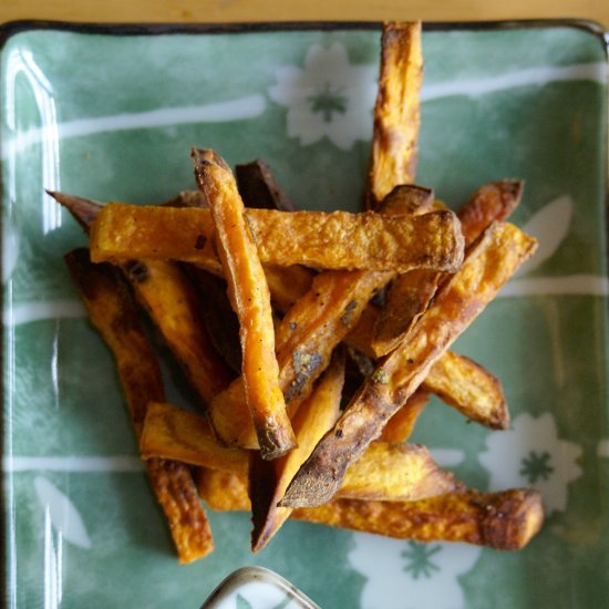 Baked Crispy Sweet Potato Fries