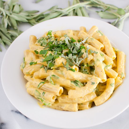 Vegan Butternut Squash Pasta