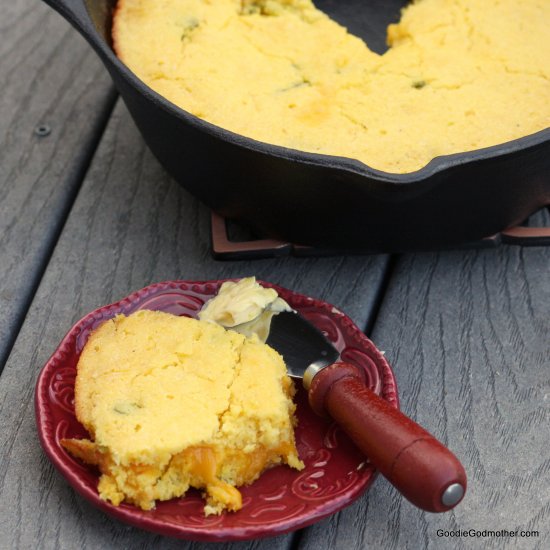 Smoked Cheddar Jalapeno Cornbread