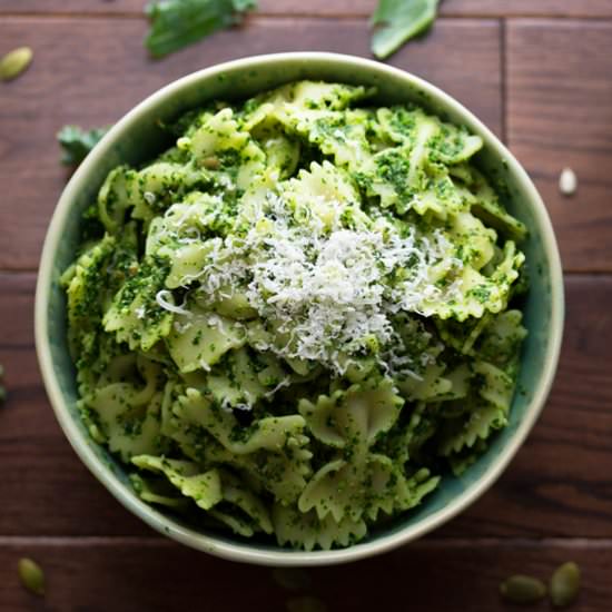 Kale, Pepita, Sunflower Seed Pesto