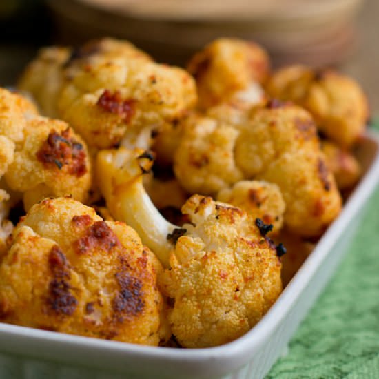 Italian Oven Roasted Cauliflower