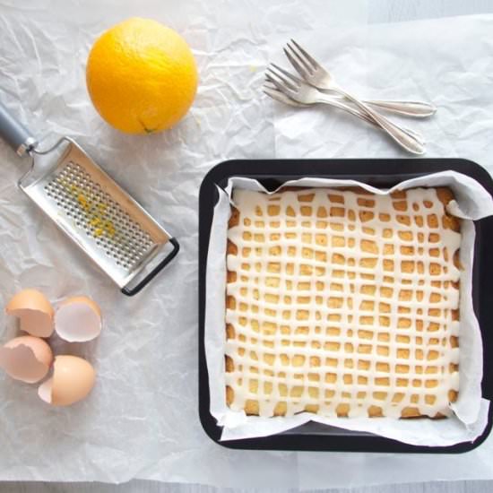 Orange, almond and cardamom cake