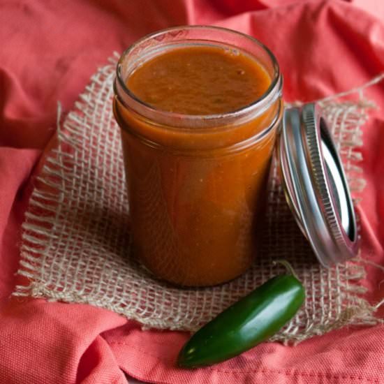 Homemade enchilada sauce