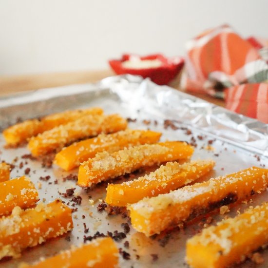 Panko Crusted Squash Fries