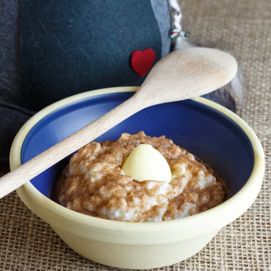 Risengrød – Danish Rice Porridge