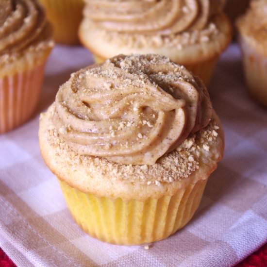 Pumpkin Cheesecake Cupcakes