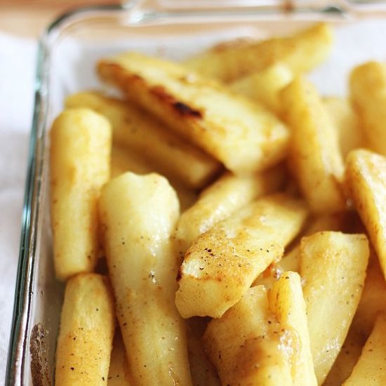 Honey Dijon Glazed Parsnips