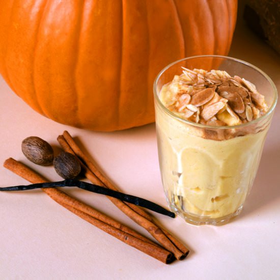 Low-carb pumpkin mousse