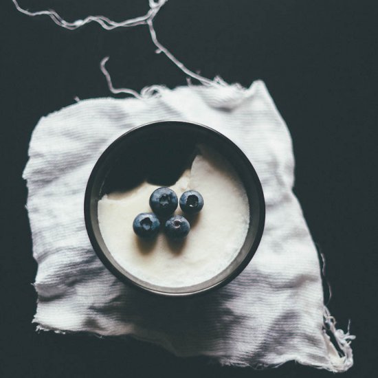 Vegan Panna Cotta with Coconut Milk