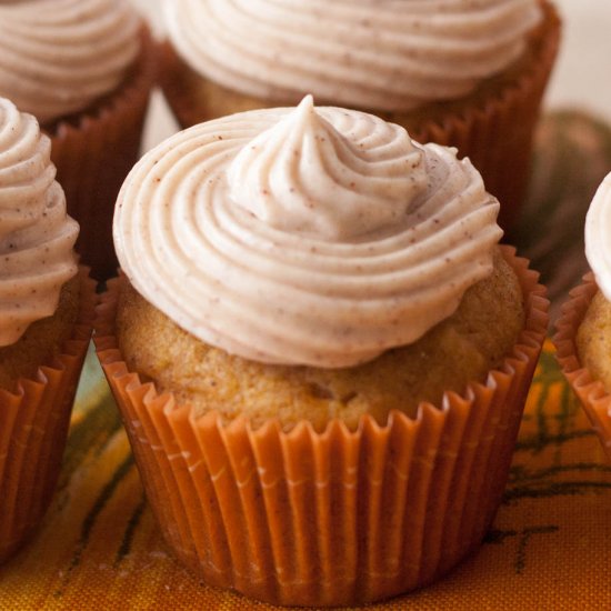 Pumpkin cupcakes