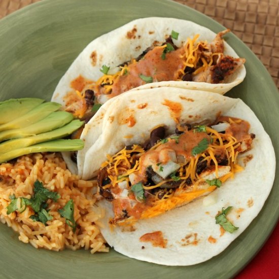 Southwest BBQ Chicken Tacos