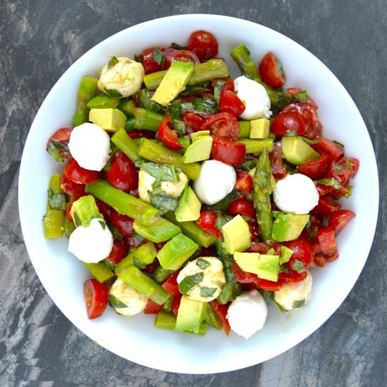 Asparagus, Avocado, & Tomato Salad