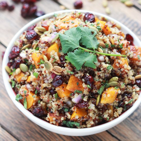 Butternut Squash Cranberry Salad