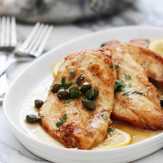 Five Ingredient Chicken Piccata