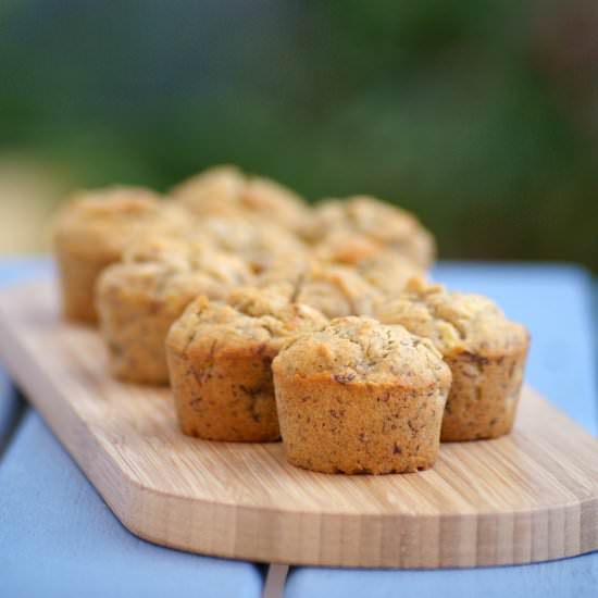 Banana “Shortbread” Muffins