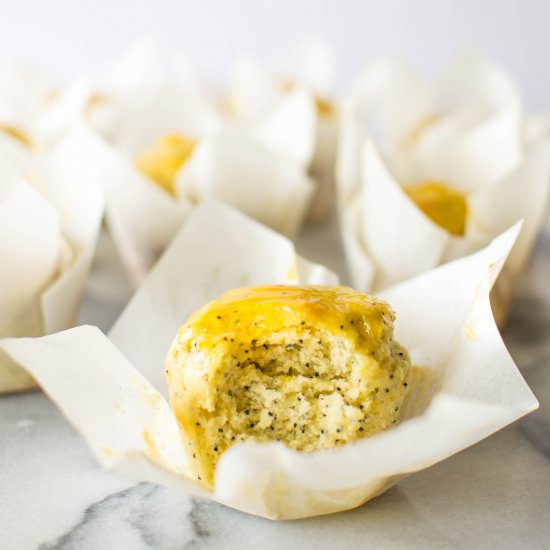 Lemon and Poppy Seed Muffins