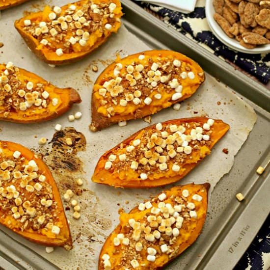 Loaded Sweet Potato Skins