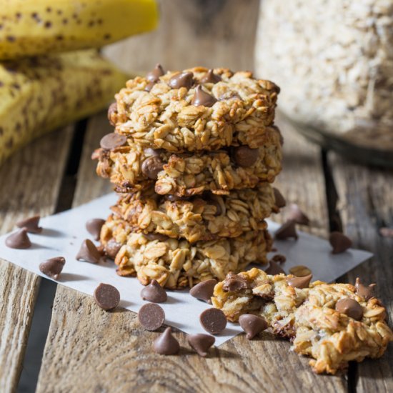 Banana Oat Cookies