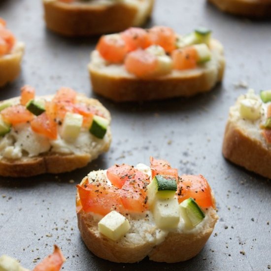 Easy Veggie Bruschetta