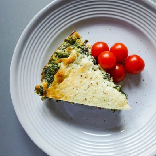 Spinach Ricotta Pimento Pie