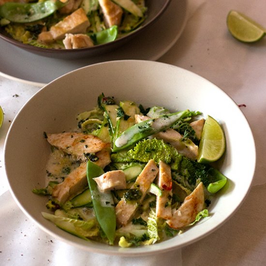 Easy Green Chicken Curry